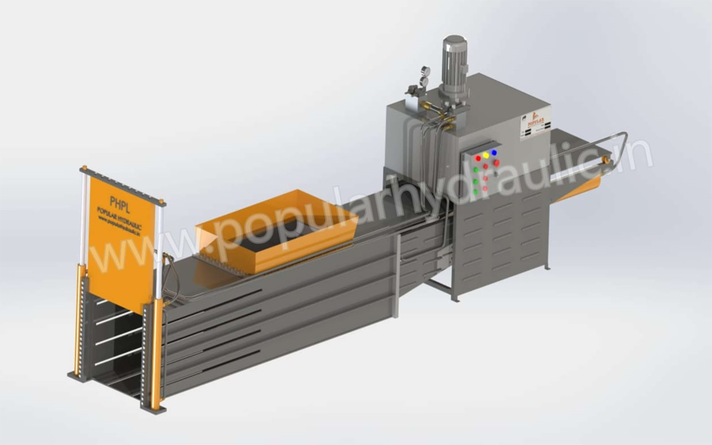 Horizontal AutoManual Tie Baler