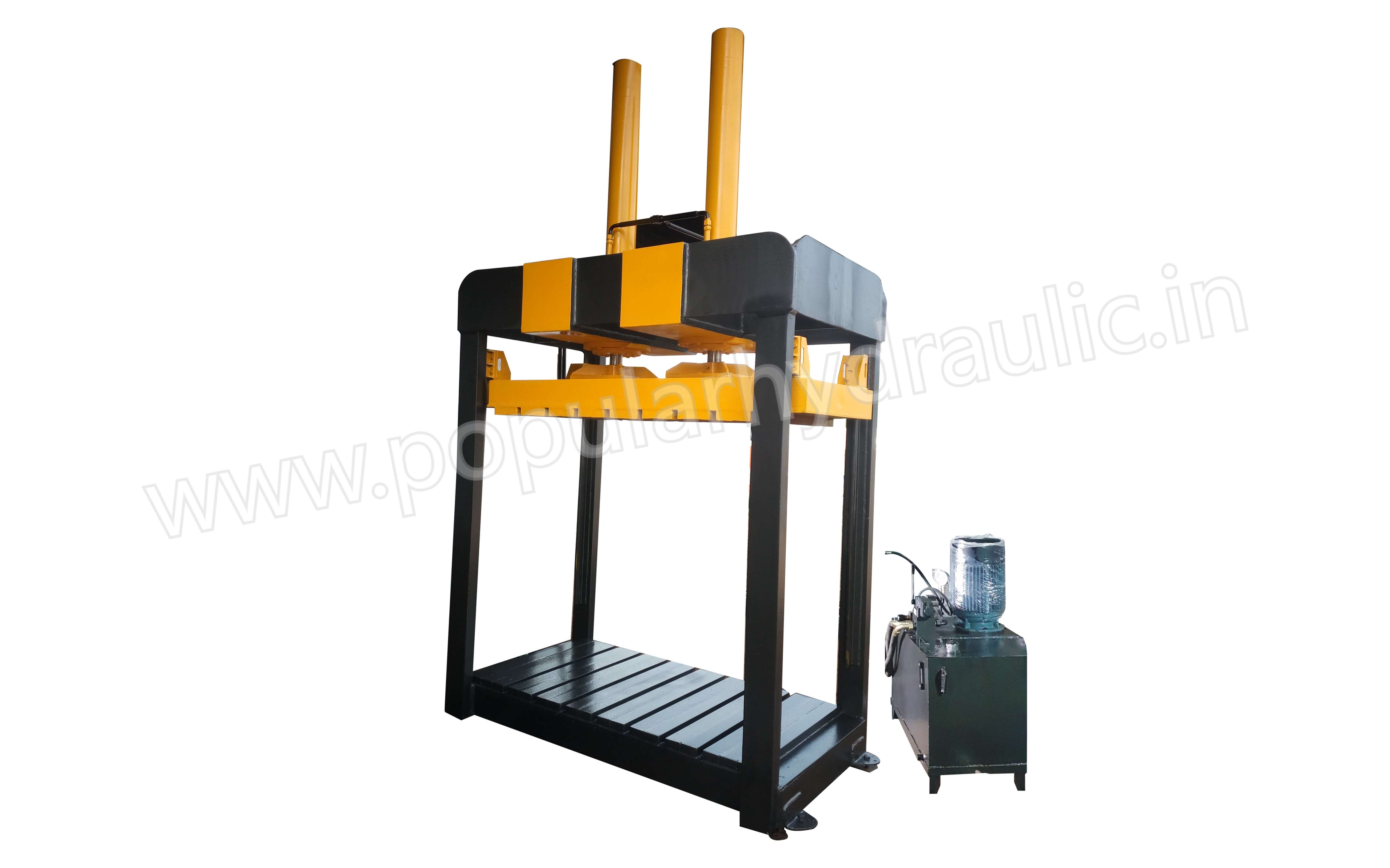 VERTICAL DOUBLE CYLINDER BALING PRESS
